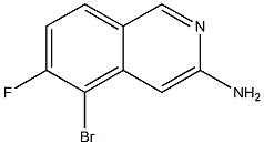 5-bromo-6-fluoroisoquinolin-3-amine|5-溴-6-氟异喹啉-3-胺