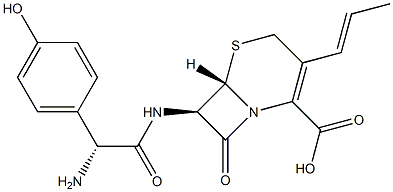 头孢丙烯EP杂质K,,结构式