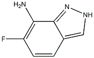 6-Fluoro-2H-indazol-7-ylamine,,结构式