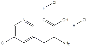 2-amino-3-(5-chloropyridin-3-yl)propanoic acid dihydrochloride