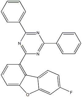  2-(7-fluorodibenzo[b,d]furan-1-yl)-4,6-diphenyl-1,3,5-triazine