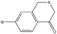 7-bromo-1H-isothiochromen-4(3H)-one Struktur