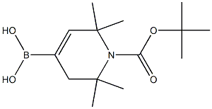 1-Boc-2,2,6,6-tetramethyl-1,2,3,6-tetrahydro-4-pyridine-boronic acid,2408429-70-7,结构式