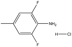 2,6-difluoro-4-methylaniline hydrochloride Structure