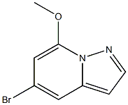 5-溴-7-甲氧基吡唑并[1,5-A]吡啶, 1427395-60-5, 结构式