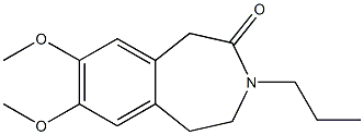 N-Propyl-7,8-dimethoxy-1,3,4,5-tetrahydro-2H-3-benzazepin-2-one