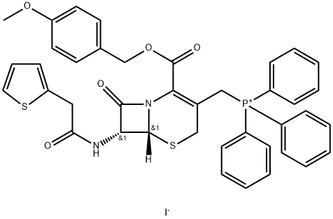 828919-19-3 [[(6R,7R)-2-[[(4-Methoxyphenyl)methoxy]carbonyl]-8-oxo-7-[(2-thienylacetyl)amino]-5-thia-1-azabicyclo[4.2.0]oct-2-en-3-yl]methyl]triphenyl-phosphonium Iodide