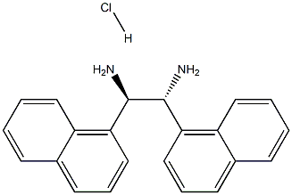 (1R,2R)-1,2-Di-1-naphthalenyl-1,2-ethanediamine Hydrochloride, 1055301-17-1, 结构式