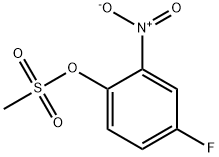4-Fluoro-2-nitrophenyl methanesulfonate Structure