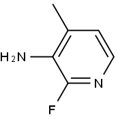 2-氟-3-氨基-4-甲基吡啶,,结构式