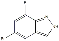 5-Bromo-7-fluoro-2H-indazole Structure