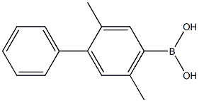 (2,5-Dimethyl-[1,1'-biphenyl]-4-yl)boronic acid Structure