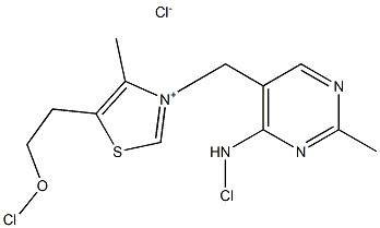 双氯硫胺,,结构式