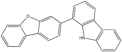 1-(dibenzo[b,d]furan-3-yl)-9H-carbazole Struktur