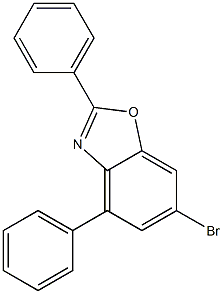 6-Bromo-2,4-diphenyl-benzoxazole Structure