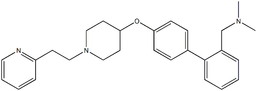 N,N-DIMETHYL-1-(4'-([1-(2-PYRIDIN-2-YLETHYL)PIPERIDIN-4-YL]OXY)BIPHENYL-2-YL)METHANAMINE