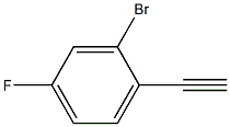 1-BROMO-2-ETHYNYL-5-FLUORO-BENZENE,,结构式