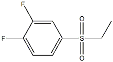 1,2-DIFLUORO-4-ETHYLSULFONYLBENZENE Struktur