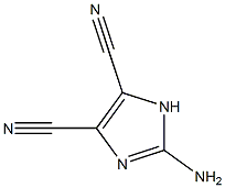 4,5-二氰基-2-氨基咪唑, , 结构式