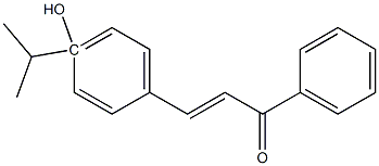 4Isopropyl-4-HydroxyChalcone Structure