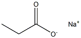 Sodium propanate Struktur