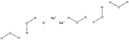 Sodium sulfide pentahydrate 结构式