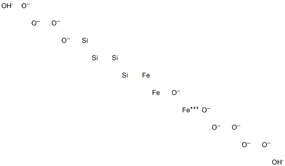 Triiron tetrasilicon decaoxide dihydroxide Structure