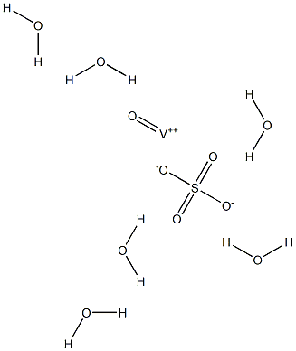 Vanadyl(IV) sulfate hexahydrate Structure