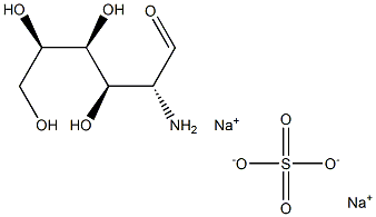 硫酸氨基葡萄糖钠盐, , 结构式