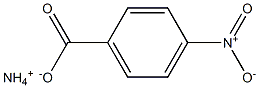 Ammonium p-nitrobenzoate Struktur