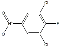 2,6-dichloro-p-nitrofluorobenzene Structure