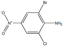 2-氯-6-溴-4-硝基苯胺, , 结构式