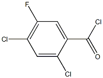2,4-dichloro-5-fluorobnezoyl chloride,,结构式