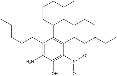 2-amino-4-tetr-amyl-6-nitrophenol Struktur