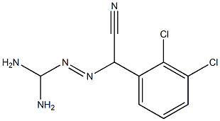 [2-(diaminomethyl)diazenyl](2,3-dichlorophenyl)acetonitrile Structure