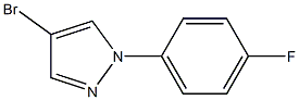 4-Bromo-1-(4-fluorophenyl)-1H-pyrazole Struktur