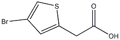 (4-Bromothien-2-yl)acetic acid,,结构式