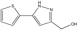 [5-(Thien-2-yl)-1H-pyrazol-3-yl]methanol 97% Structure