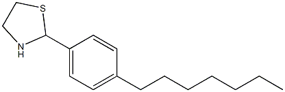 2-(4-Heptylphenyl)-1,3-thiazolidine