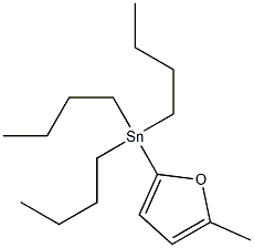 2-Methyl-5-(tributylstannyl)furan 化学構造式