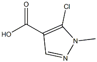 5-Chloro-1-methyl-1H-pyrazole-4-carboxylic acid 95% Struktur