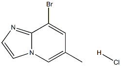 8-Bromo-6-methylimidazo[1,2-a]pyridine hydrochloride Struktur