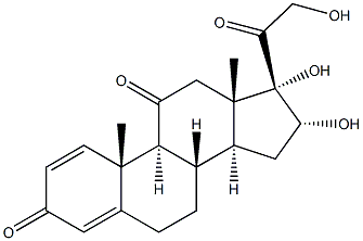 16A-HYDROXY-HYDROPEDNISONE Structure