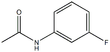 间氟乙酰氨苯 结构式