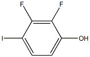 2,3-DIFLUORO-4-HYDROXYIODOBENZENE Structure