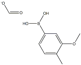 3-METHOXY-4-METHYLFORMATEPHENYLBORONIC ACID Struktur