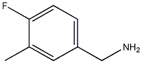 3-METHYL-4-FLUOROBENZYL AMINE 化学構造式