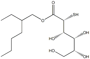 2-ethylhexyl thioglyconate Structure