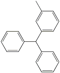 ジフェニル-m-トリルメタン 化学構造式