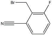 2-Bromomethyl-3-Fluorobenzonitrile,,结构式